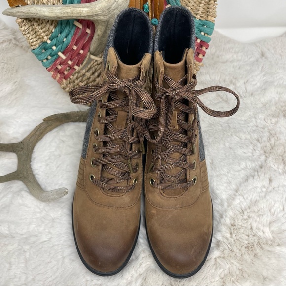 Sorel Lexie Wedge Boot Waterproof Winter Heel Sz 8 - Picture 6 of 11